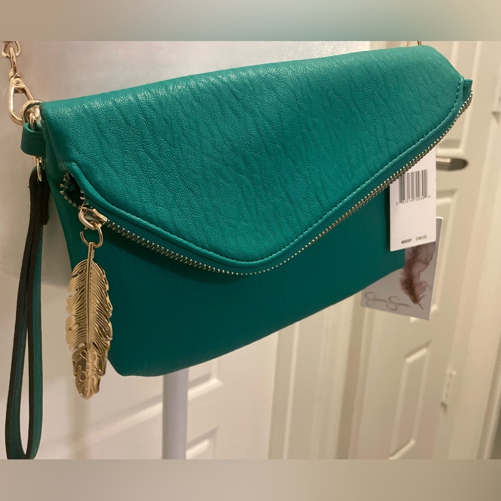 Jessica Simpson green Penelope Crossbody bag NWT
